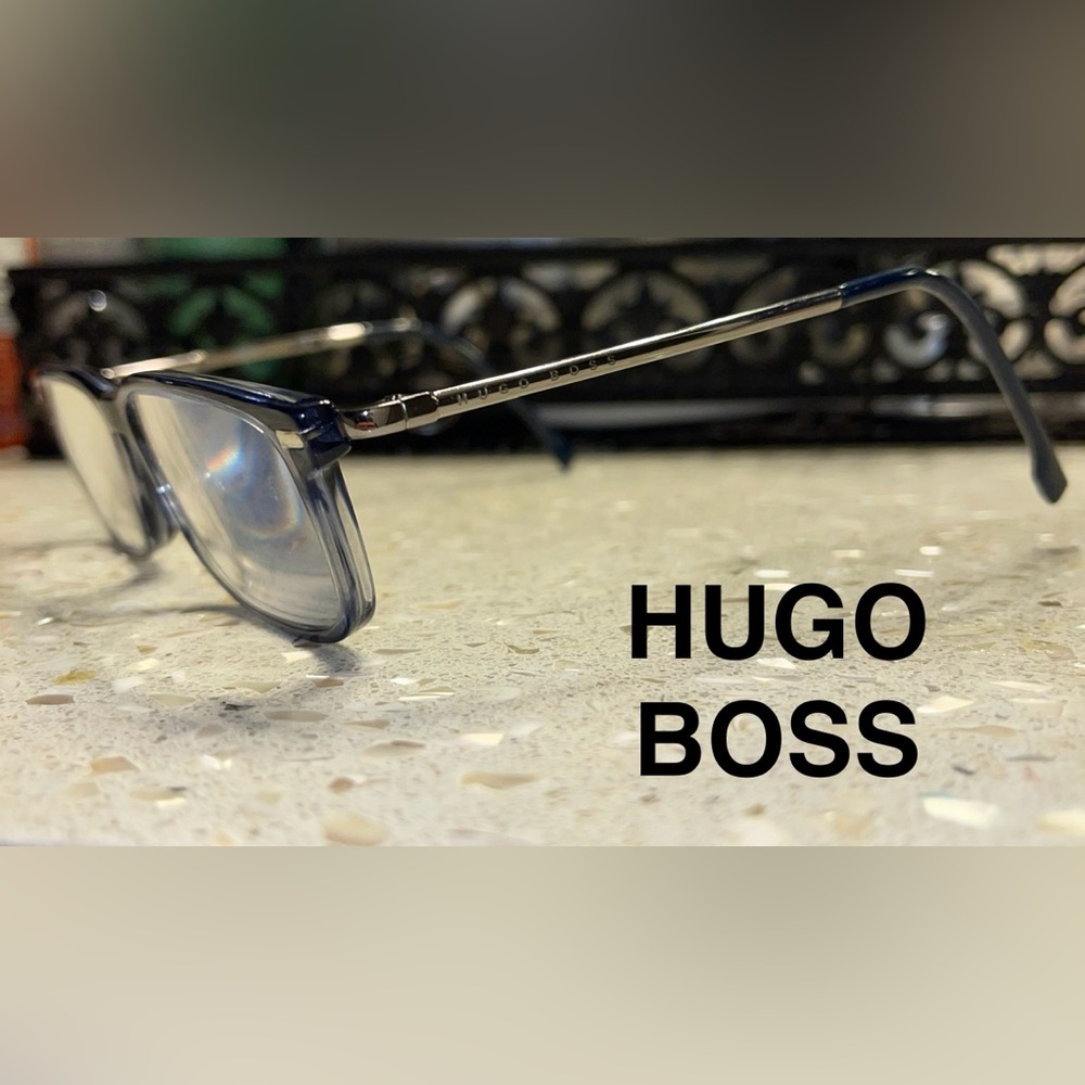 Hugo Boss Blue and Silver Glasses Boss 0933